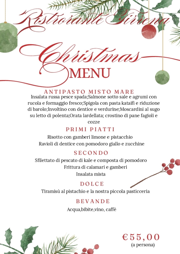 Menu Natale